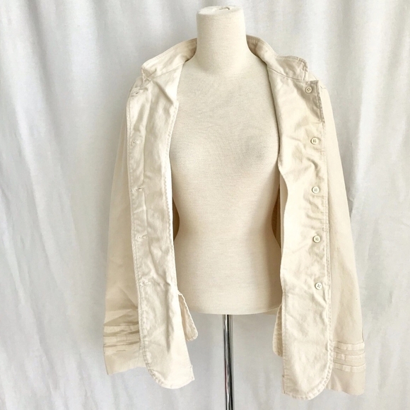 Lauren Ralph Lauren Women’s Green Label Cream Light Jacket Blazer Size 14 - Picture 2 of 10